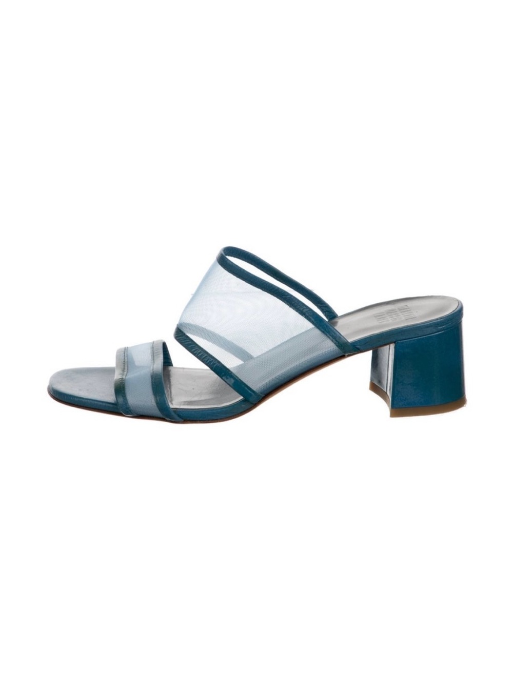 Maryam Nassir Zadeh Leather Mesh Mules 38.5